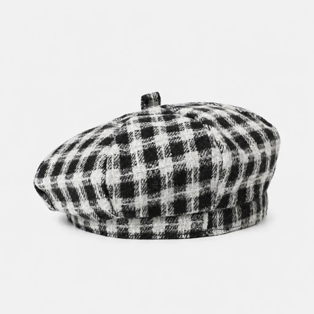 La boîte à chapeaux Beret Coton Femme - Petit Beanie Style Coreen Octogonal