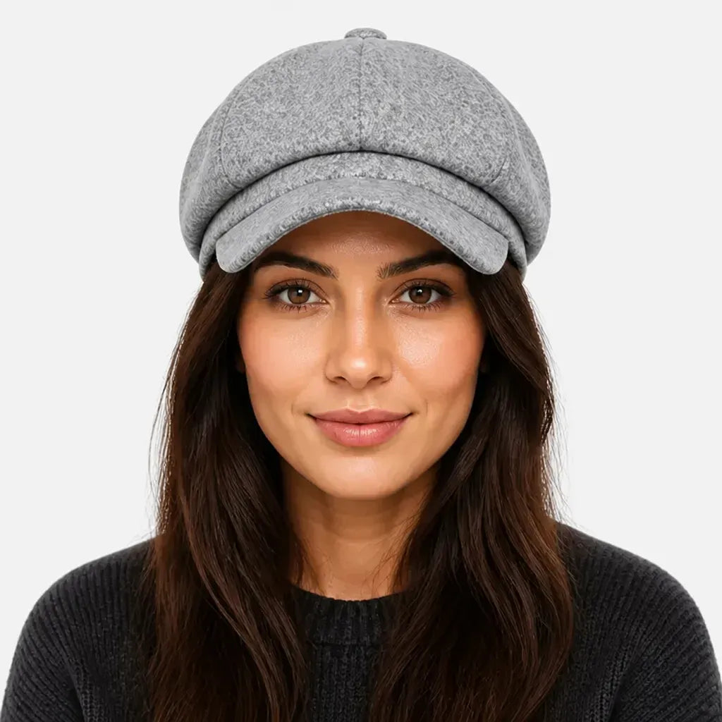 La boîte à chapeaux Beret Gavroche Femme - Octogonal Coupe-Vent a Petite Visiere