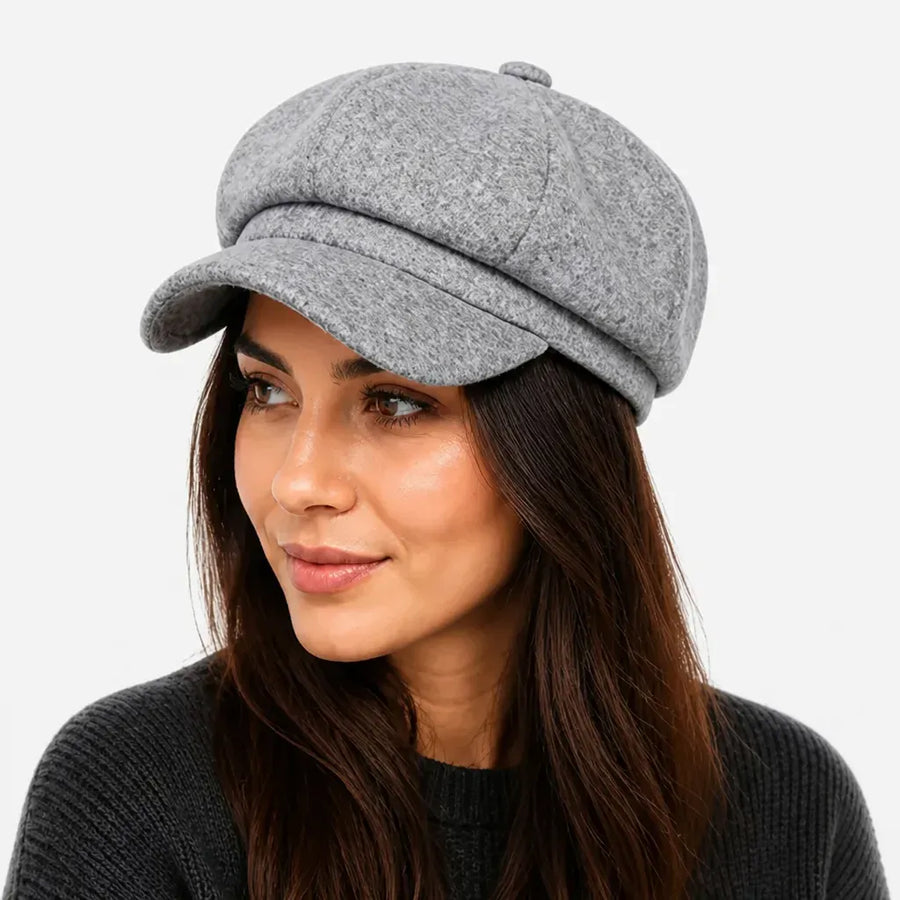 La boîte à chapeaux Beret Gavroche Femme - Octogonal Coupe-Vent a Petite Visiere