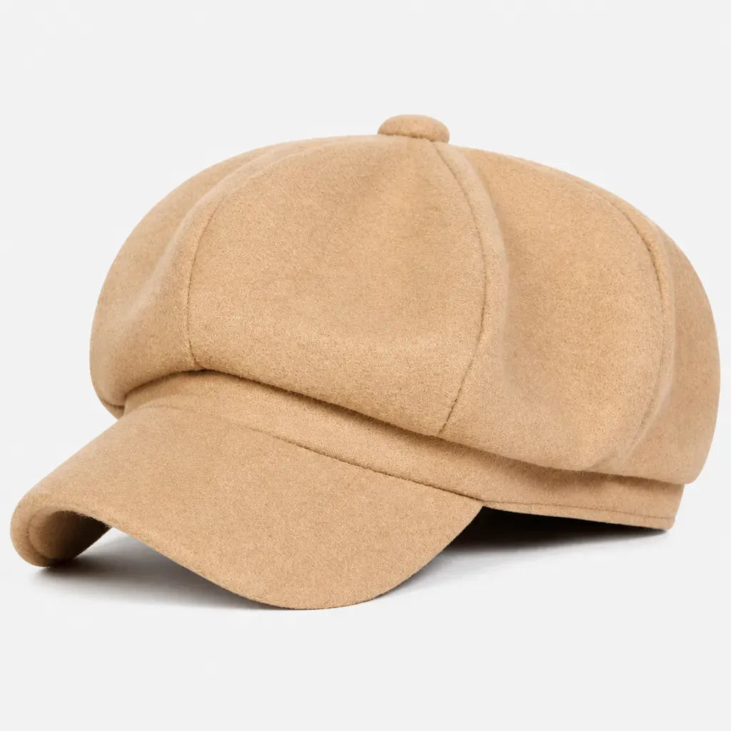 La boîte à chapeaux Beret Gavroche Femme - Octogonal Coupe-Vent a Petite Visiere