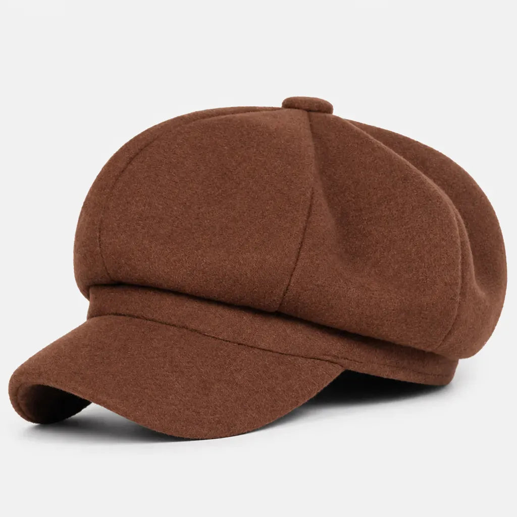La boîte à chapeaux Beret Gavroche Femme - Octogonal Coupe-Vent a Petite Visiere