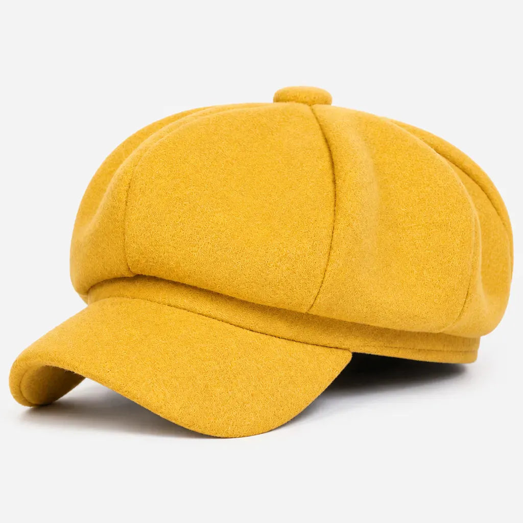 La boîte à chapeaux Beret Gavroche Femme - Octogonal Coupe-Vent a Petite Visiere