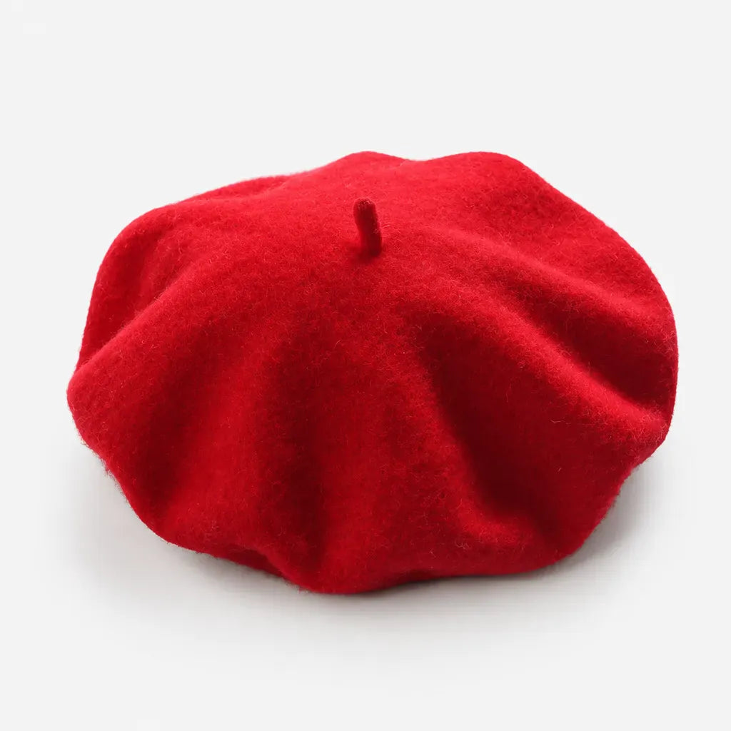 La boîte à chapeaux Beret Hiver Femme - Multicolore en Laine, Style Classique