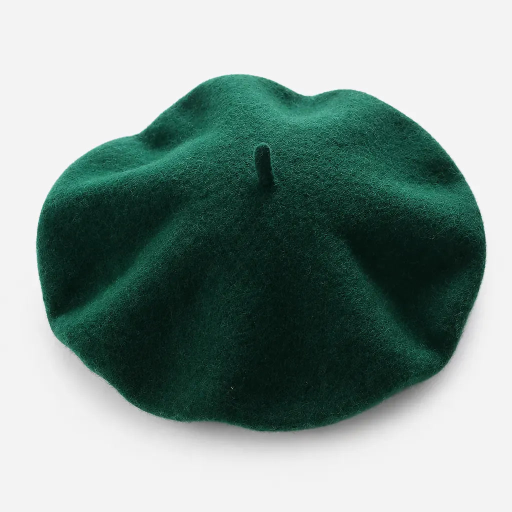 La boîte à chapeaux Beret Hiver Femme - Multicolore en Laine, Style Classique