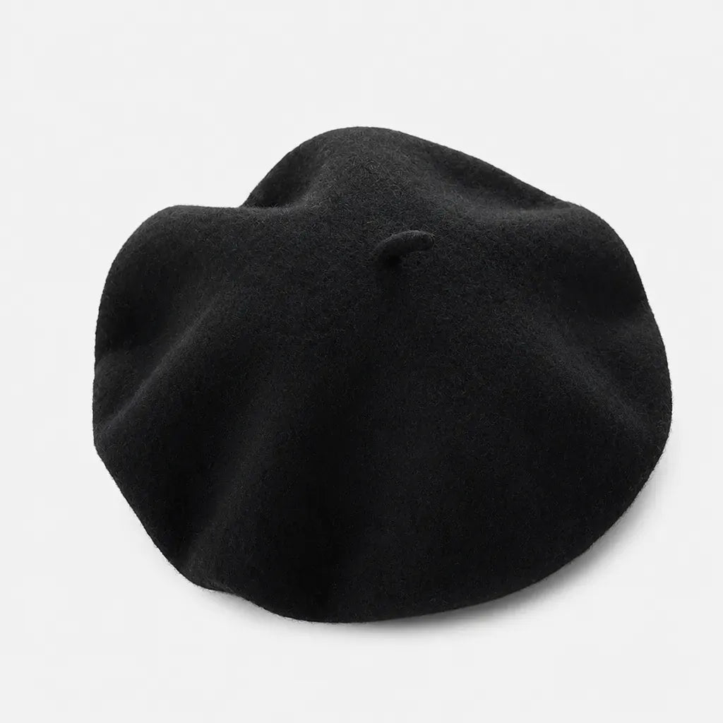 La boîte à chapeaux Beret Hiver Femme - Multicolore en Laine, Style Classique
