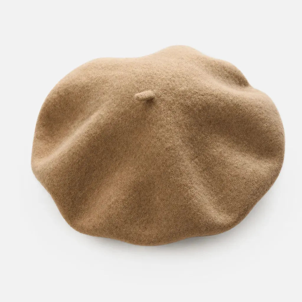 La boîte à chapeaux Beret Hiver Femme - Multicolore en Laine, Style Classique