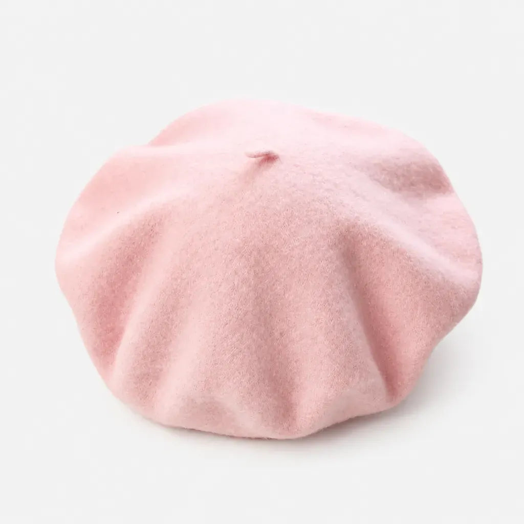 La boîte à chapeaux Beret Hiver Femme - Multicolore en Laine, Style Classique
