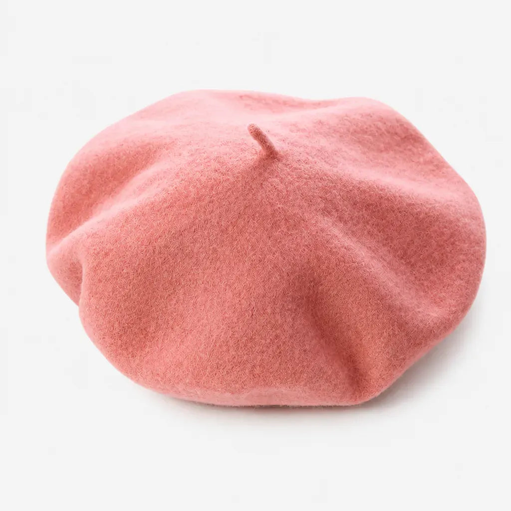 La boîte à chapeaux Beret Hiver Femme - Multicolore en Laine, Style Classique
