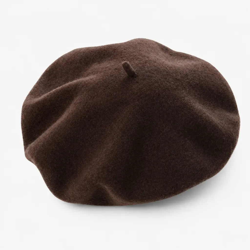 La boîte à chapeaux Beret Hiver Femme - Multicolore en Laine, Style Classique