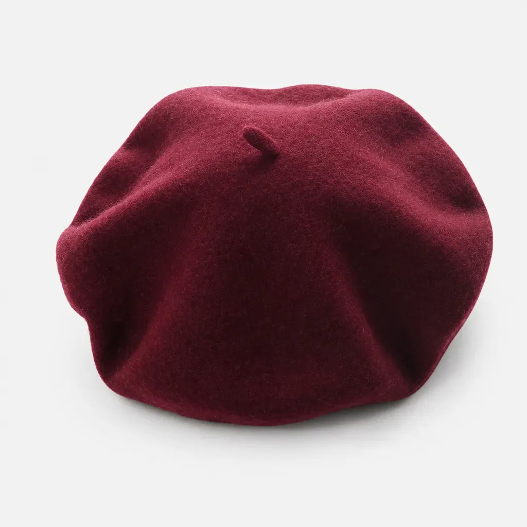 La boîte à chapeaux Beret Hiver Femme - Multicolore en Laine, Style Classique