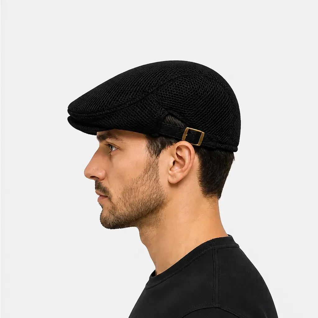 La boîte à chapeaux Beret Newsboy Cap - Maille Respirante Ajustable