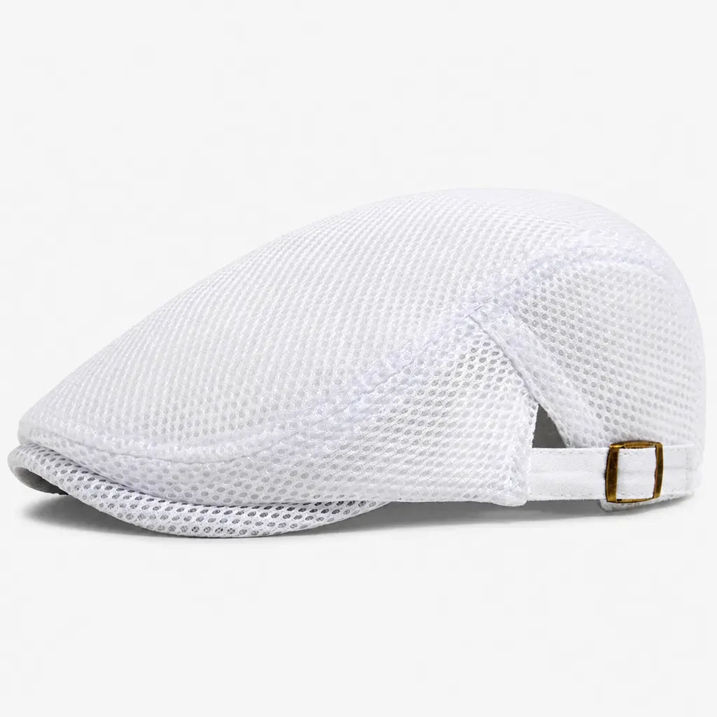 La boîte à chapeaux Beret Newsboy Cap - Maille Respirante Ajustable