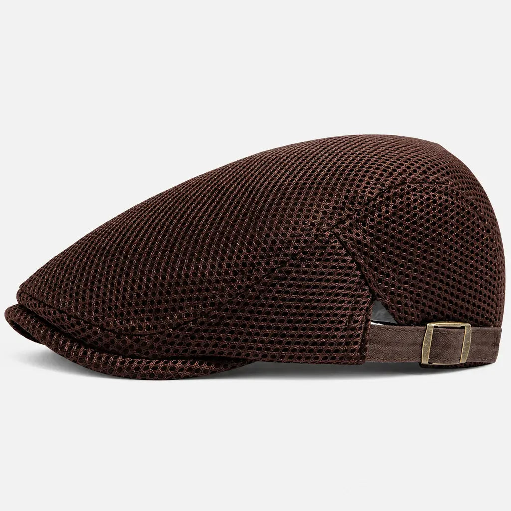 La boîte à chapeaux Beret Newsboy Cap - Maille Respirante Ajustable