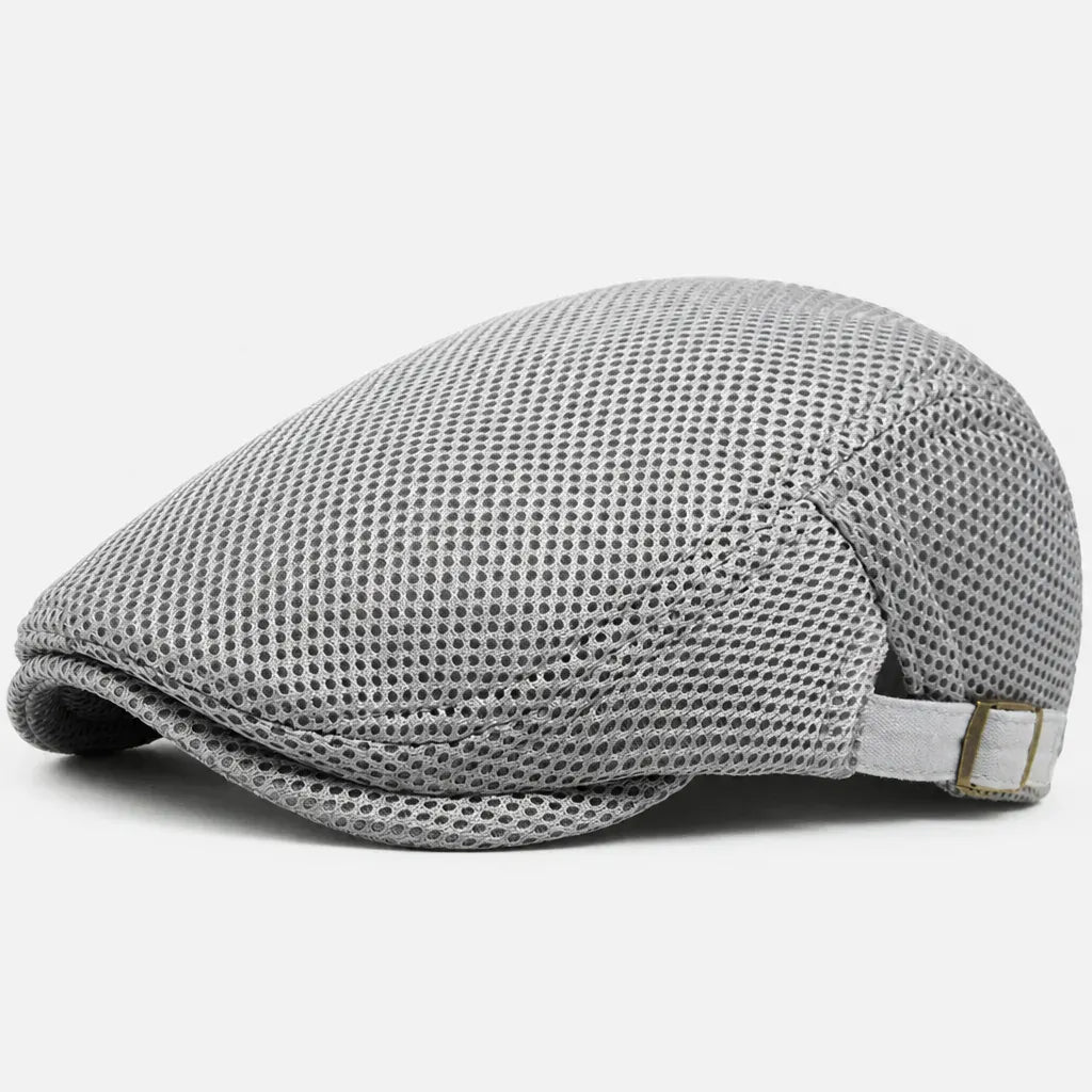 La boîte à chapeaux Beret Newsboy Cap - Maille Respirante Ajustable