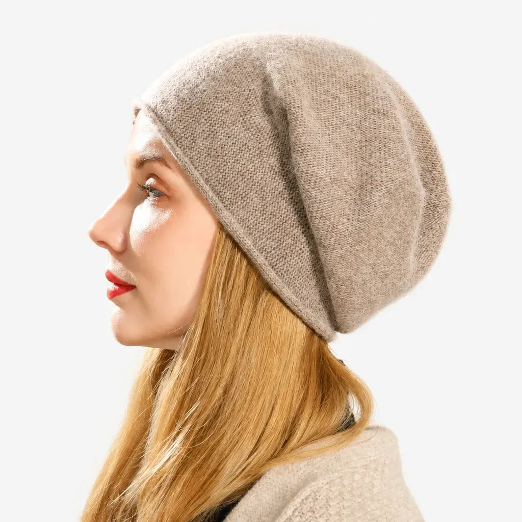 La boîte à chapeaux Bonnet Femme Laine - Peluche Legere pour Randonnee