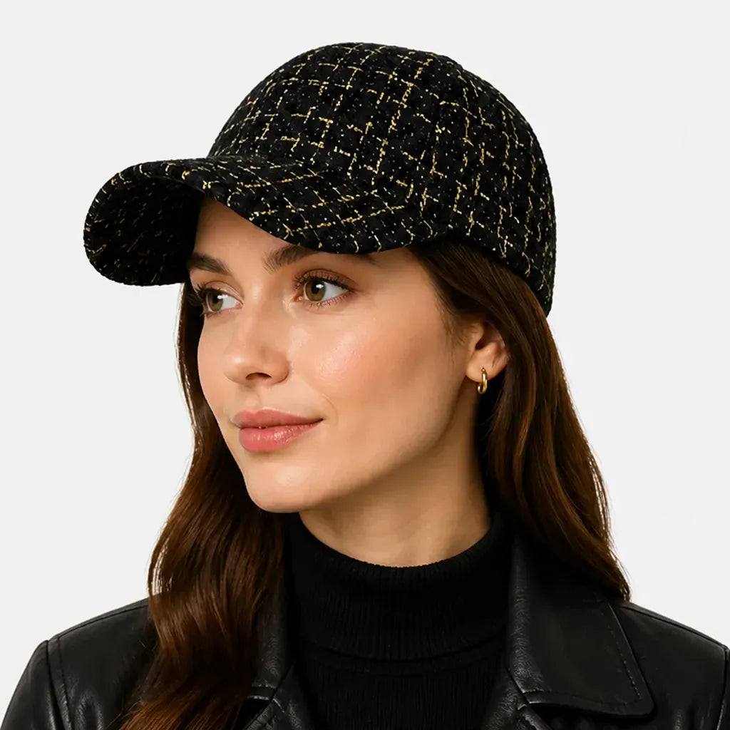 La boîte à chapeaux Casquette Baseball Femme - Ecossaise, Legere et Ajustable Hiver