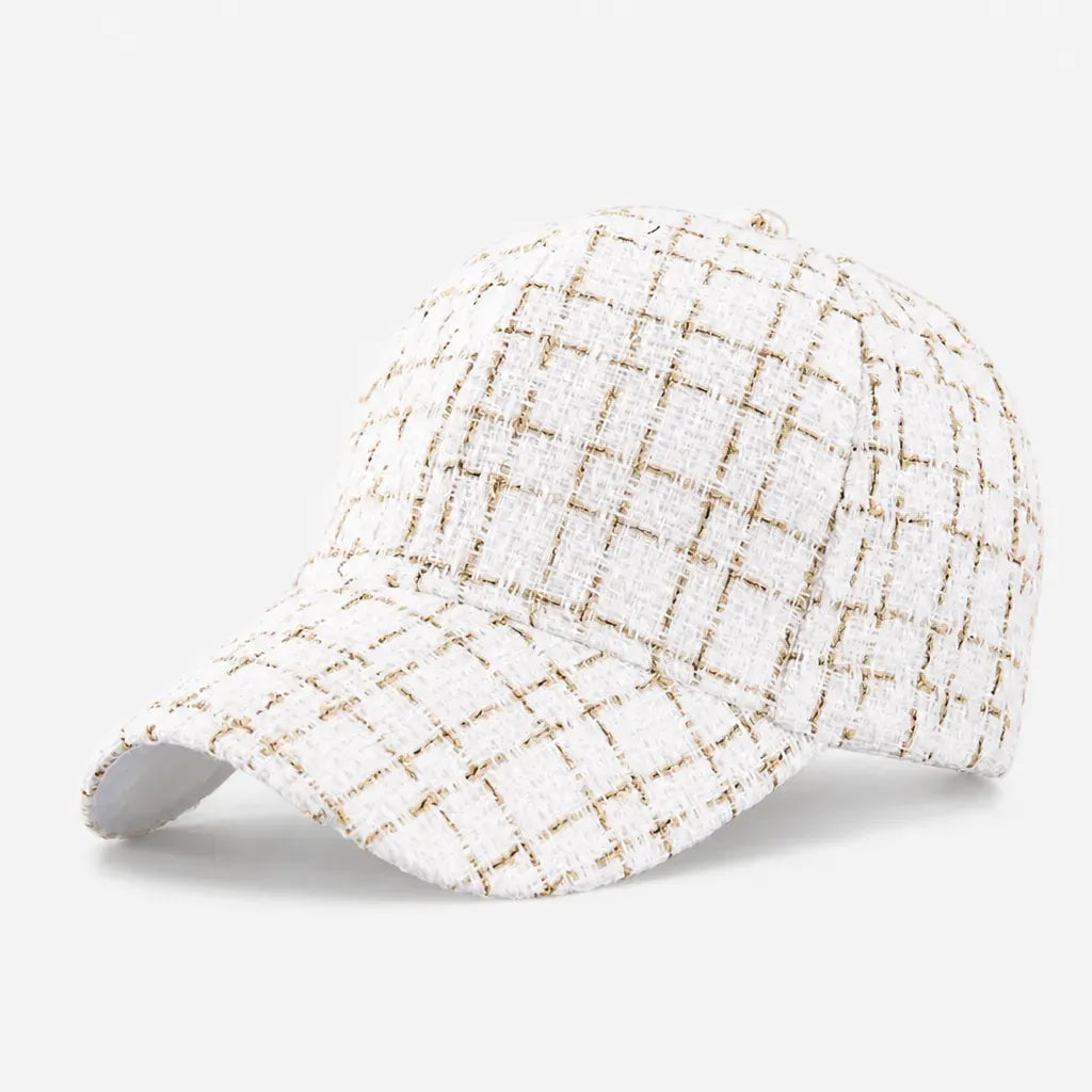 La boîte à chapeaux Casquette Baseball Femme - Ecossaise, Legere et Ajustable Hiver