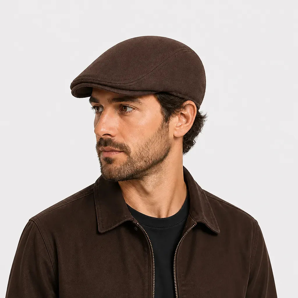 La boîte à chapeaux Casquette Chauffeur - Coton Souple Newsboy Retro