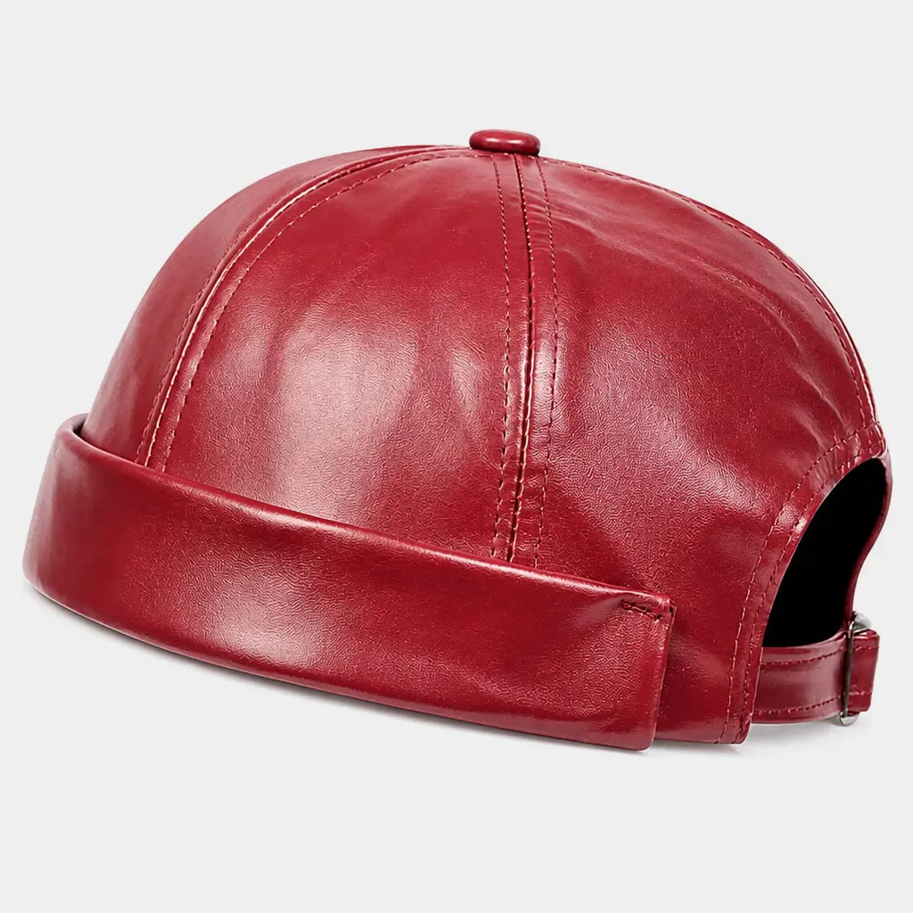 La boîte à chapeaux Casquette Docker - Simili Cuir Streetwear Retro
