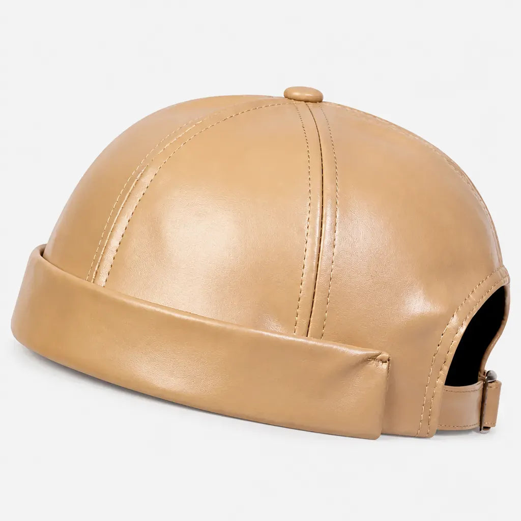 La boîte à chapeaux Casquette Docker - Simili Cuir Streetwear Retro