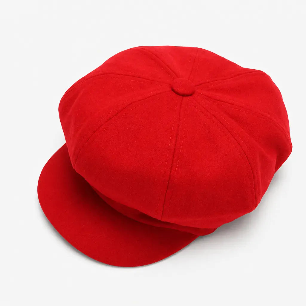 La boîte à chapeaux Casquette Gavroche Femme - Octogonale a Visiere Courbee pour l'Hiver
