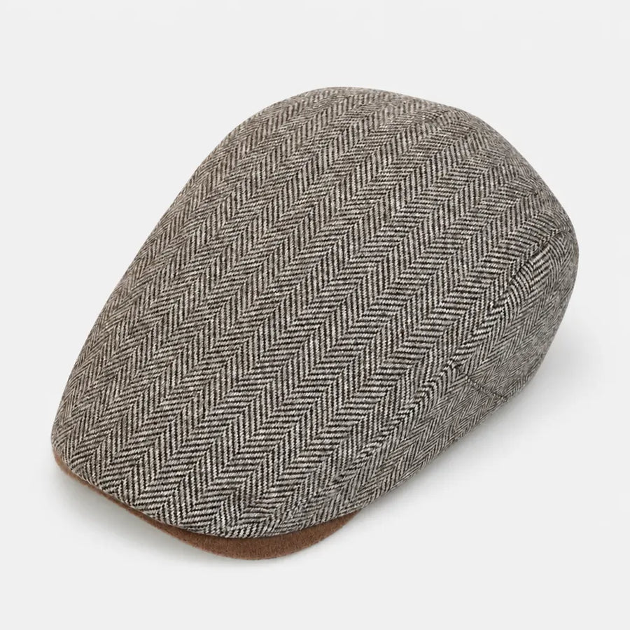 La boîte à chapeaux Casquette Gavroche Homme - Chevrons Vintage et Rayures Ajustable