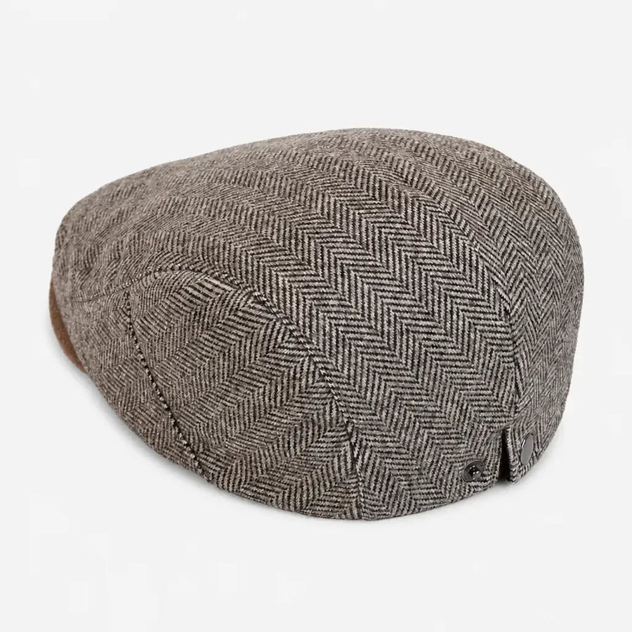 La boîte à chapeaux Casquette Gavroche Homme - Chevrons Vintage et Rayures Ajustable