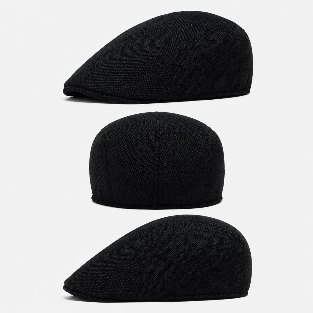 La boîte à chapeaux Casquette Gavroche Lin - Cabbie Respirante pour l'Ete