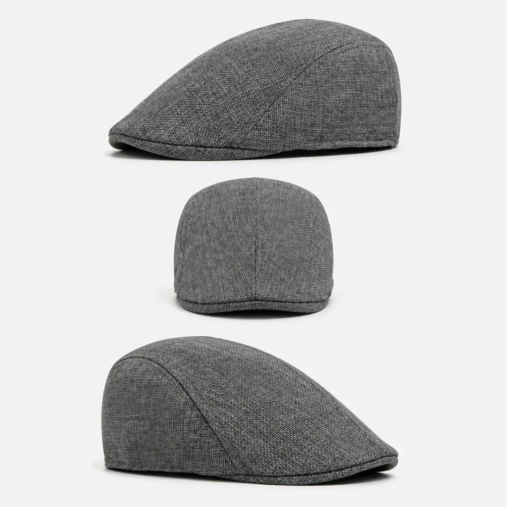 La boîte à chapeaux Casquette Gavroche Lin - Cabbie Respirante pour l'Ete