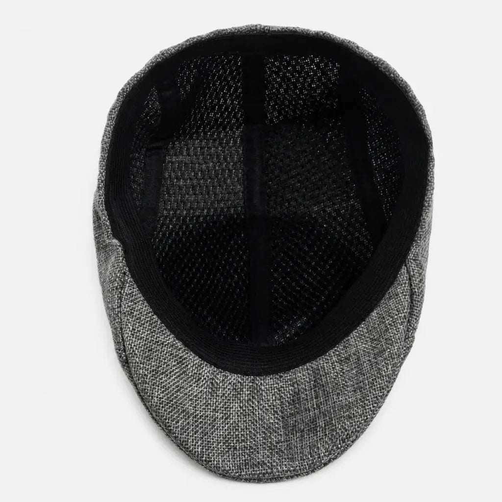 La boîte à chapeaux Casquette Gavroche Lin - Cabbie Respirante pour l'Ete