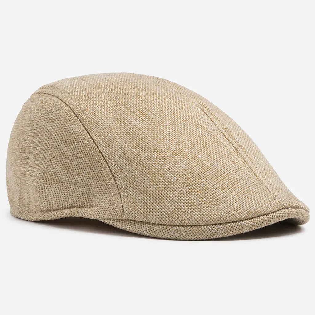 La boîte à chapeaux Casquette Gavroche Lin - Cabbie Respirante pour l'Ete