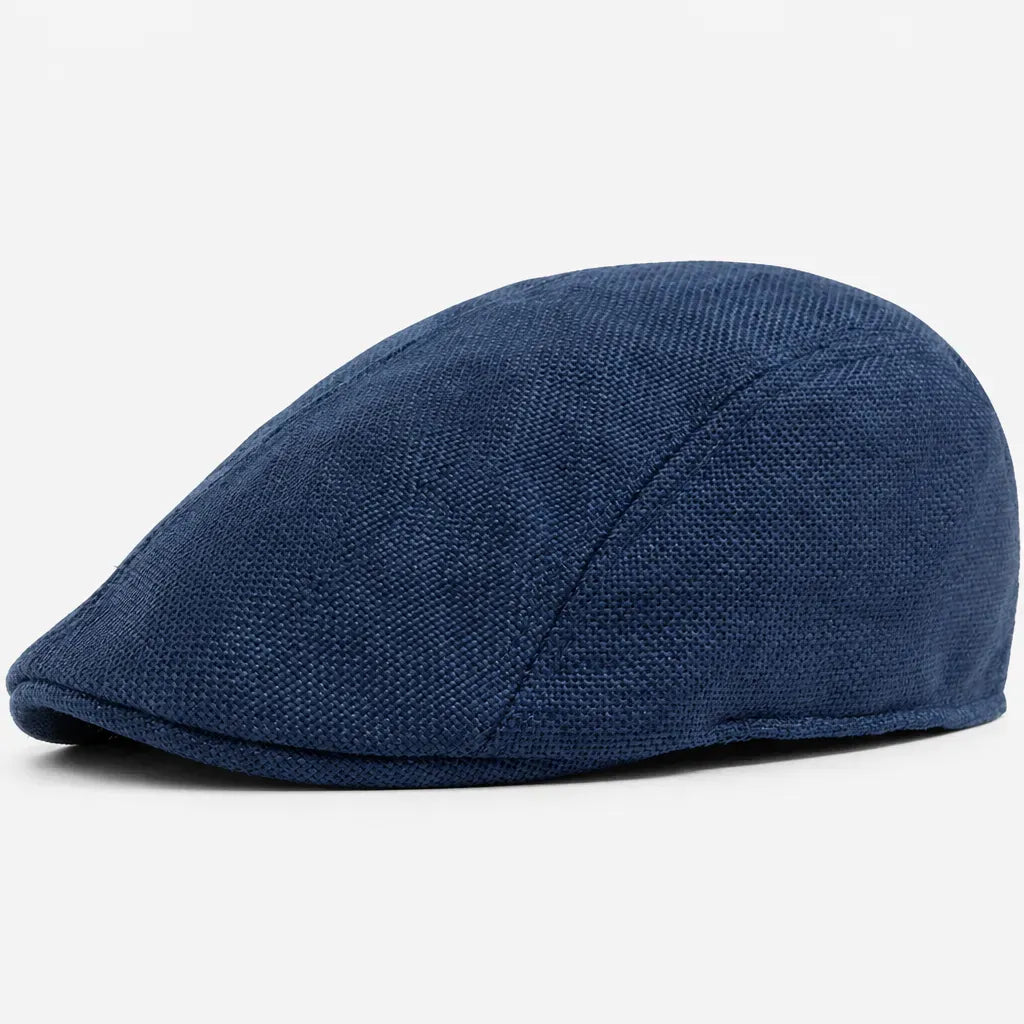 La boîte à chapeaux Casquette Gavroche Lin - Cabbie Respirante pour l'Ete