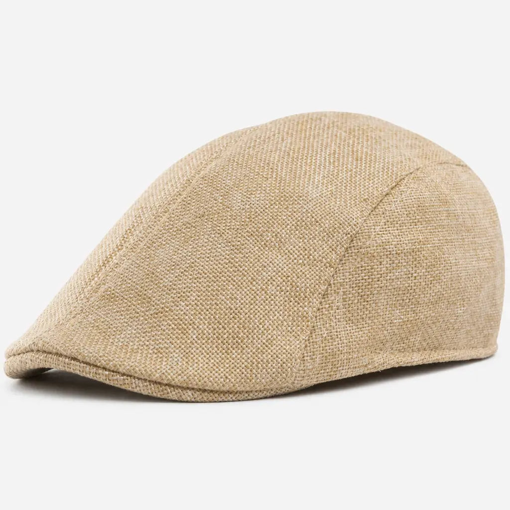 La boîte à chapeaux Casquette Gavroche Lin - Cabbie Respirante pour l'Ete