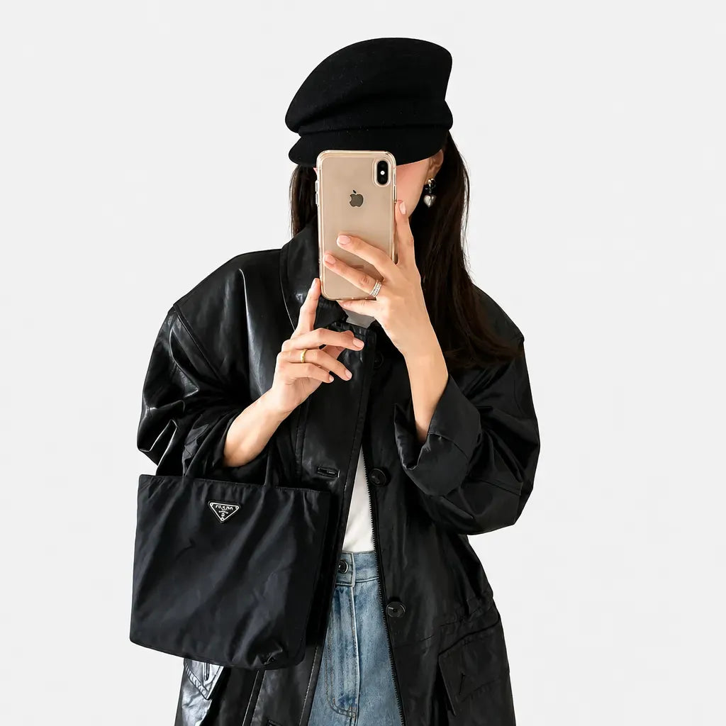 La boîte à chapeaux Casquette Gavroche pour Femme - en Laine, Style Peintre Vintage