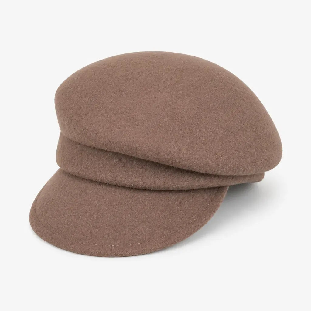 La boîte à chapeaux Casquette Gavroche pour Femme - en Laine, Style Peintre Vintage