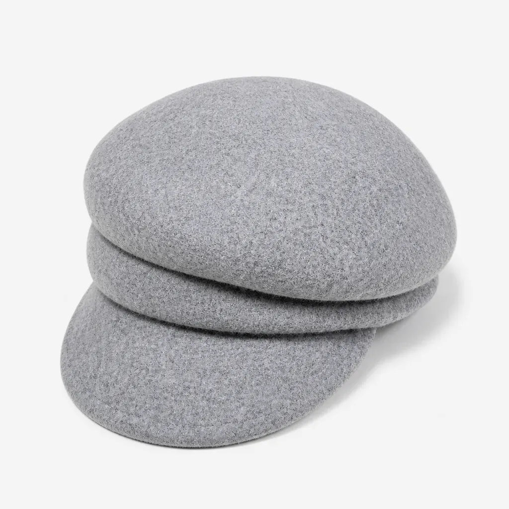 La boîte à chapeaux Casquette Gavroche pour Femme - en Laine, Style Peintre Vintage