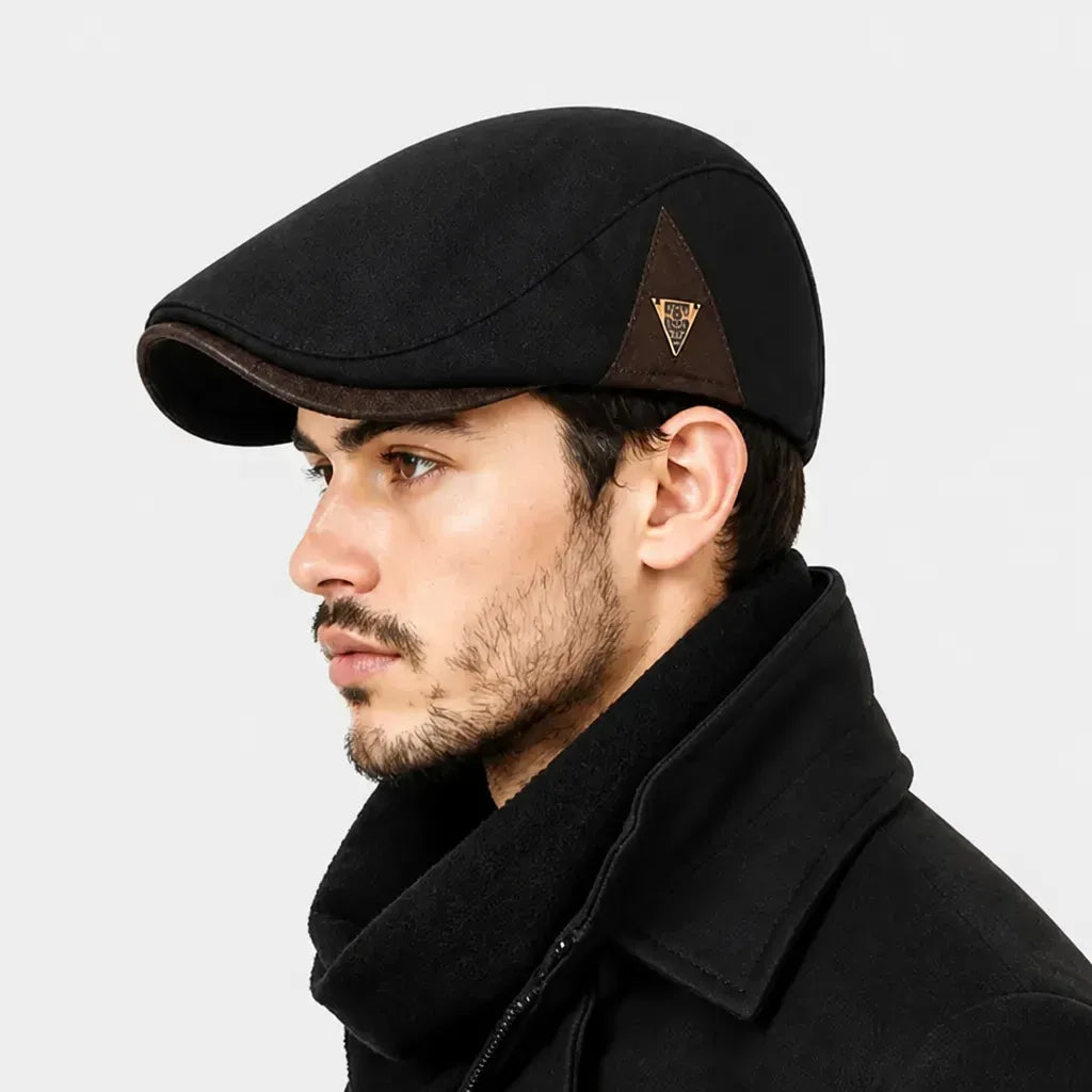 La boîte à chapeaux Casquette Homme Gavroche - en Laine Epaisse et Chaude pour l'Hiver