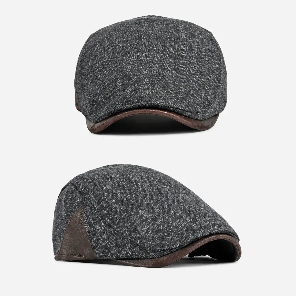 La boîte à chapeaux Casquette Homme Gavroche - en Laine Epaisse et Chaude pour l'Hiver