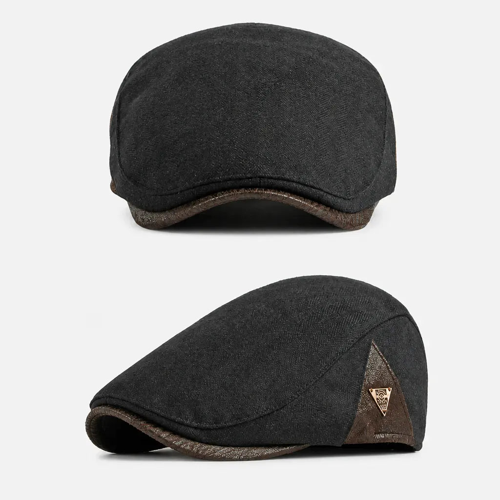 La boîte à chapeaux Casquette Homme Gavroche - en Laine Epaisse et Chaude pour l'Hiver