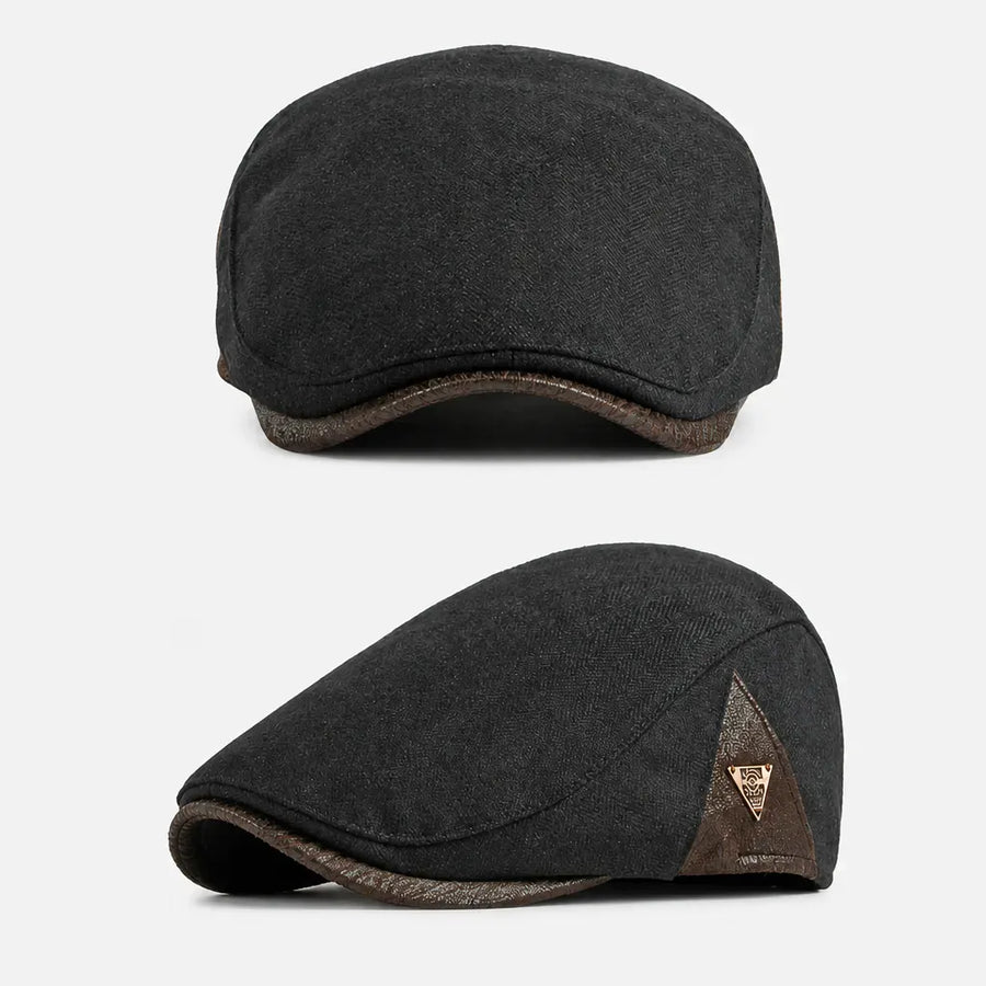 La boîte à chapeaux Casquette Homme Gavroche - en Laine Epaisse et Chaude pour l'Hiver