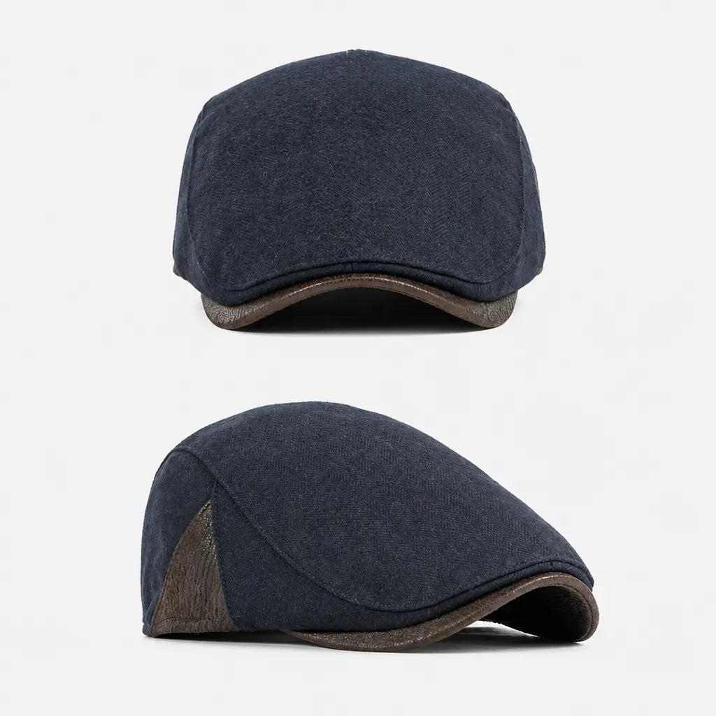 La boîte à chapeaux Casquette Homme Gavroche - en Laine Epaisse et Chaude pour l'Hiver