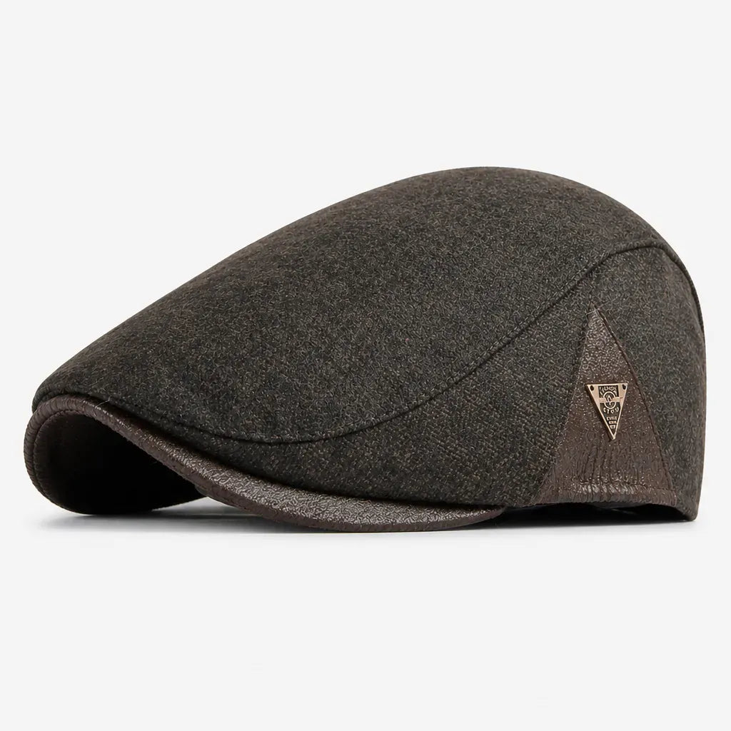 La boîte à chapeaux Casquette Homme Gavroche - en Laine Epaisse et Chaude pour l'Hiver