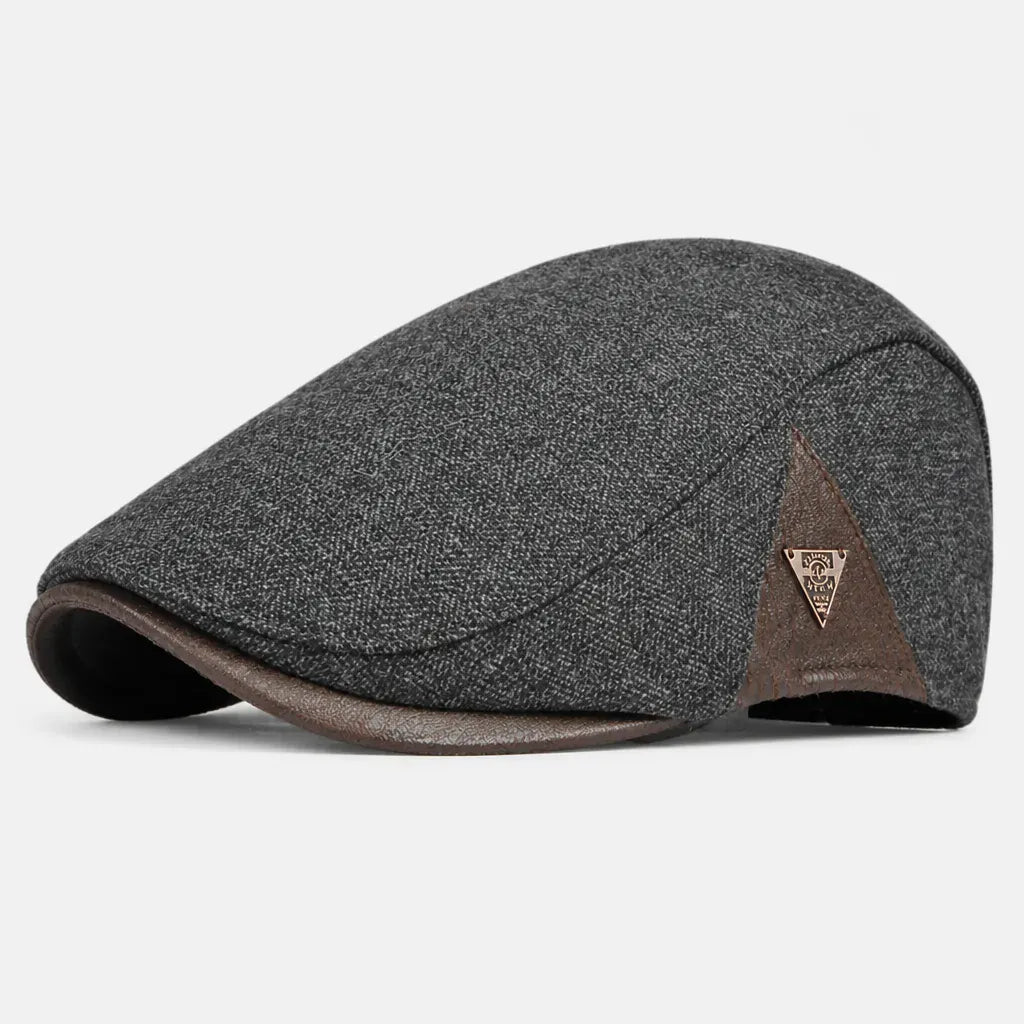 La boîte à chapeaux Casquette Homme Gavroche - en Laine Epaisse et Chaude pour l'Hiver