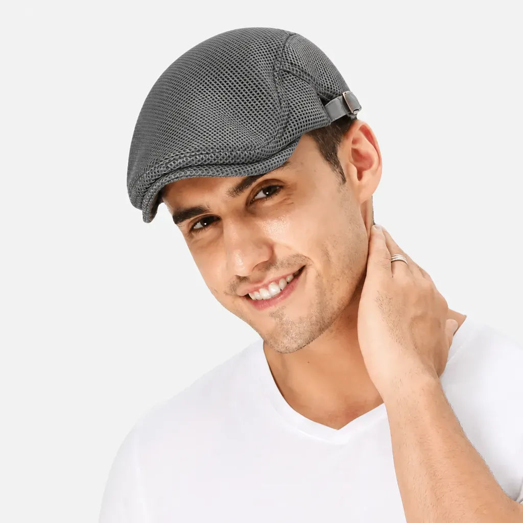 La boîte à chapeaux Casquette Homme Irlandaise - Maille Respirante pour l'Ete