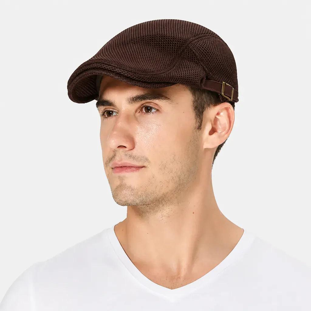 La boîte à chapeaux Casquette Homme Irlandaise - Maille Respirante pour l'Ete