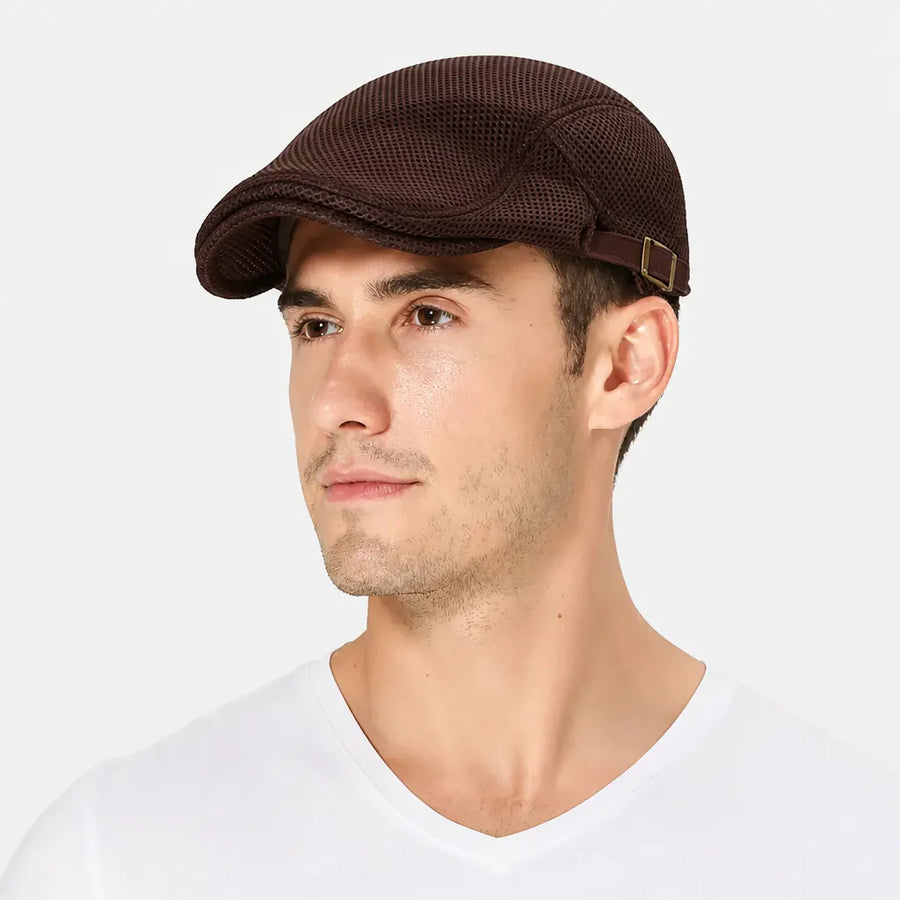 La boîte à chapeaux Casquette Homme Irlandaise - Maille Respirante pour l'Ete