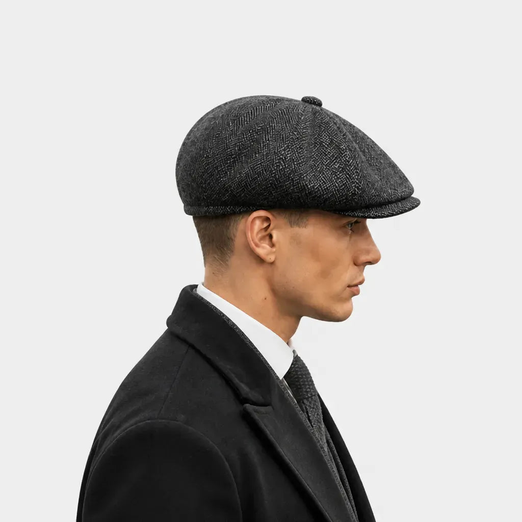 La boîte à chapeaux Casquette Irlandaise Authentique - Style Journal Shelby
