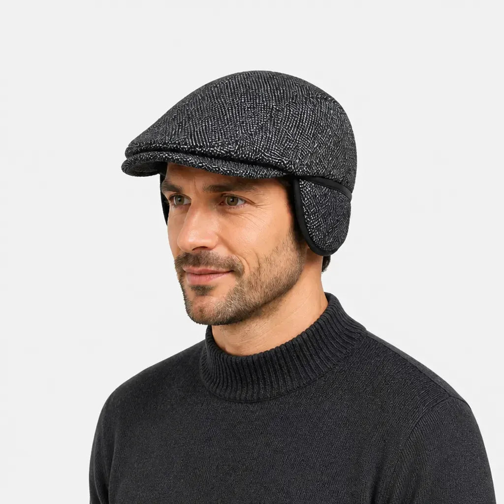 La boîte à chapeaux Casquette Irlandaise Stetson - Ecossaise avec Cache-Oreilles