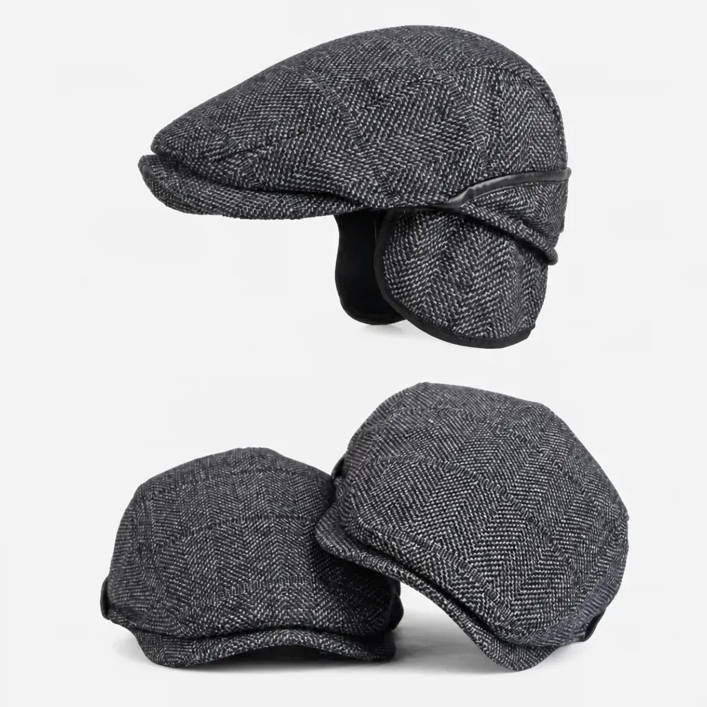 La boîte à chapeaux Casquette Irlandaise Stetson - Ecossaise avec Cache-Oreilles