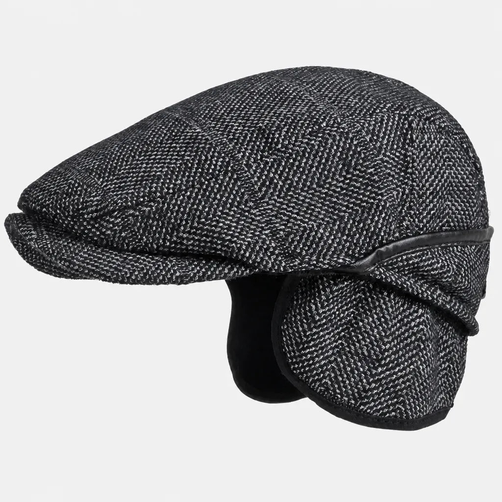 La boîte à chapeaux Casquette Irlandaise Stetson - Ecossaise avec Cache-Oreilles